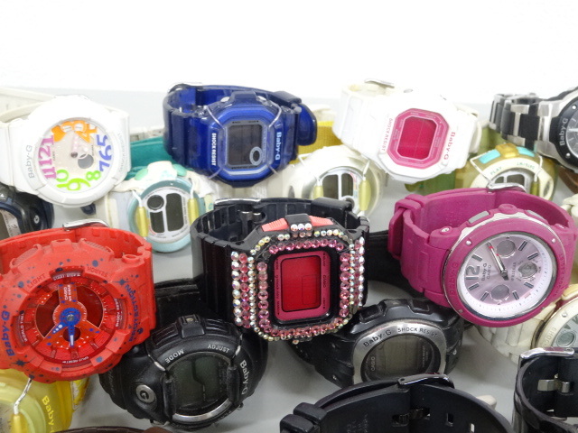 ジャンク 85点セット まとめて CASIO カシオ G-SHOCK Baby-G Gショック ベビーG GW-6900F G-5500 APE GA-120A GW-1500J G-2000LV GA-110 他_画像8