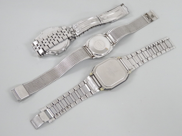 ジャンク 3点セット まとめて CASIO カシオ アラームクロノグラフ W-250 カジキ HOTBIZ VDB-2000 カシオトロン デジタル 腕時計の画像7