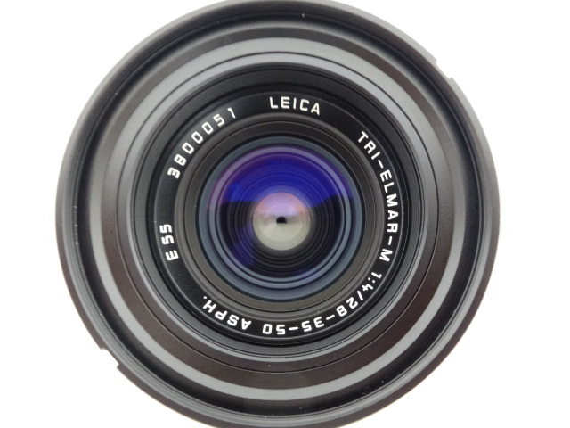 美品 動作確認済み LEICA ライカ M6 レンジファインダー フィルム カメラ ボディ TRI-ELMAR-M 1:4/28-35-50 ASPH. トリエルマー レンズ