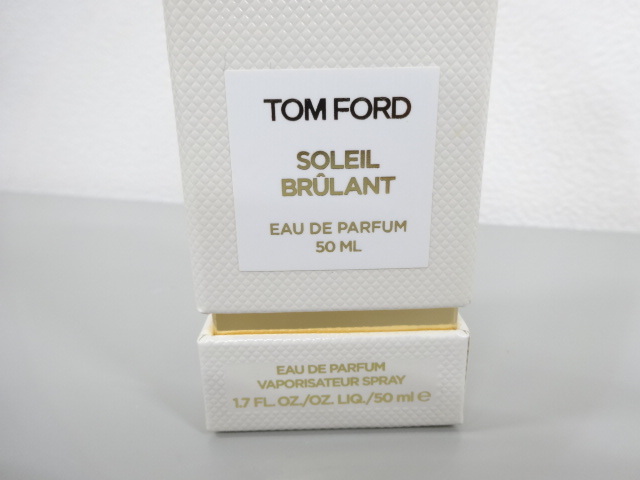 ほぼ新品 国内正規 TOM FORD トムフォード SOLEIL BRULANT ソレイユ ブルロン オードパルファム 50ml EDP 香水 フレグランス