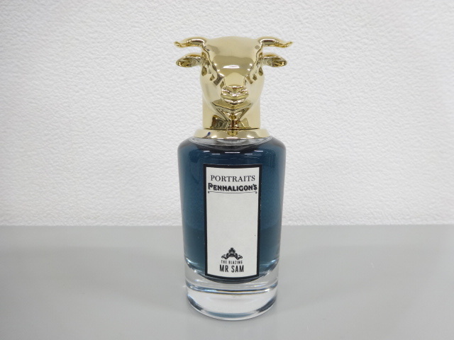 残量9割以上 ほぼ満量 PENHALIGON‘S ペンハリガン THE BLAZING MISTER SAM ザ ブレイジング ミスター サム 75ml EDP 香水 フレグランス_画像2