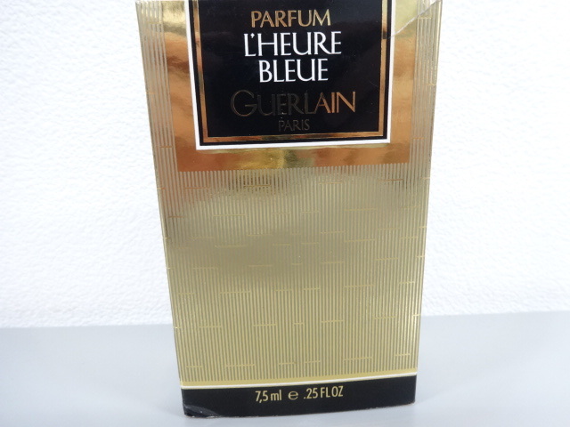 新品 未開栓品 ヴィンテージ GUERLAIN ゲラン L'HEURE BLEUE ルールブルー 7.5ml PARFUM パルファム 香水 フレグランスの画像5