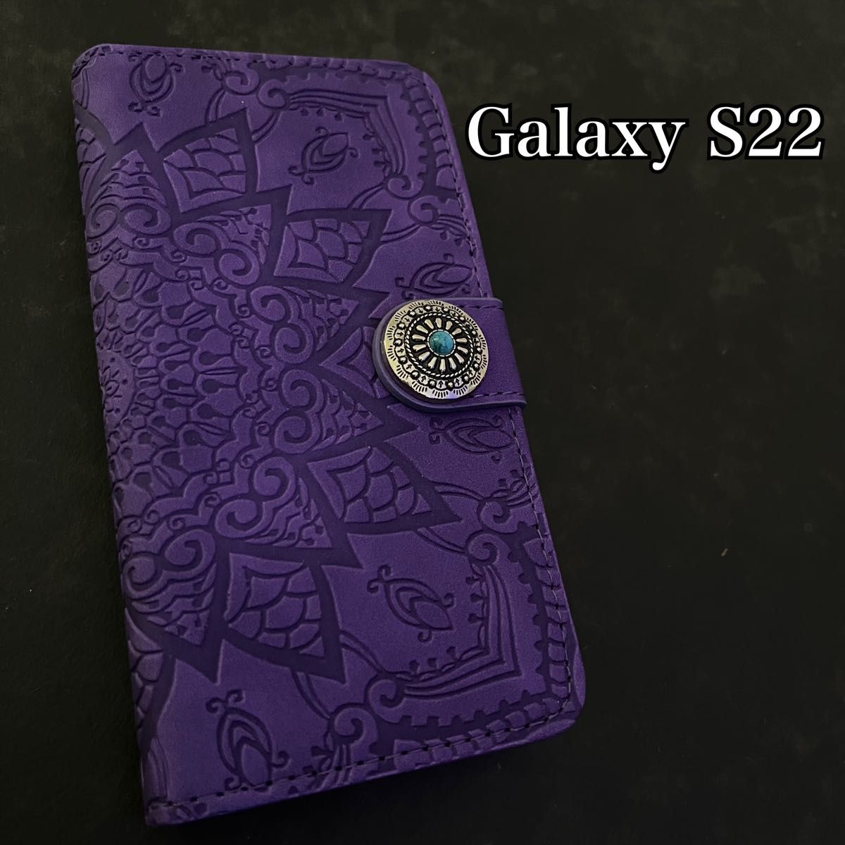 GalaxyS22 レザーケース　手帳型　手帳型ケース