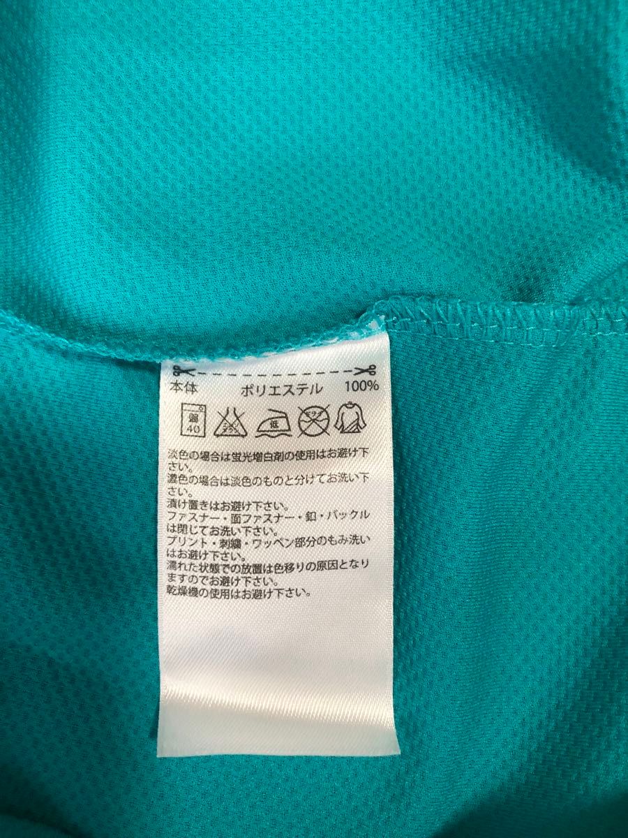 adidas半袖Tシャツ　エメラルドグリーン　サイズL 