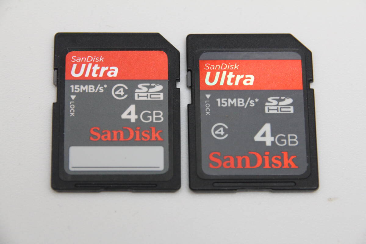 4GB SDHCカード SanDisk Ultra ●2枚セット● の画像1