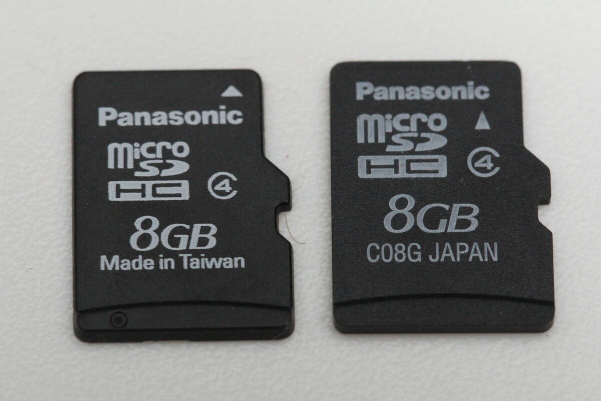 8GB microSDHCカード ●2枚セット● Panasonicの画像1