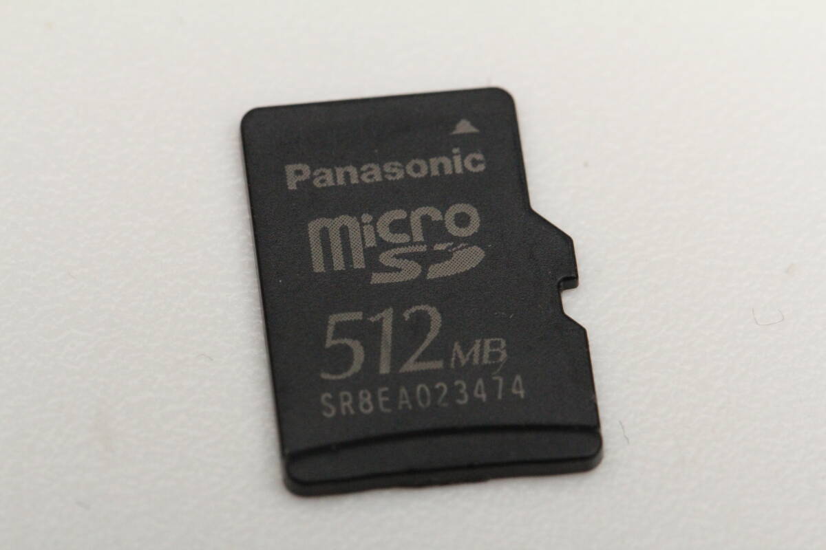 512MB micro SDカード Panasonicの画像1