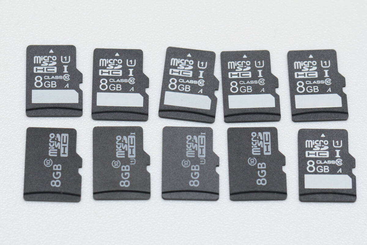 8GB microSDHCカード ●10枚セット● class10の画像1
