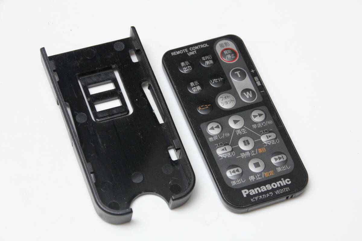 パナソニック Panasonic　ビデオカメラリモコン VEQ1721_画像1
