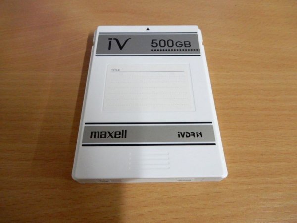 pA02414*maxellmak cell iD VRS кассета жесткий диск HDD 500GB / с футляром прекрасный товар не осмотр товар текущее состояние товар бытовая техника 