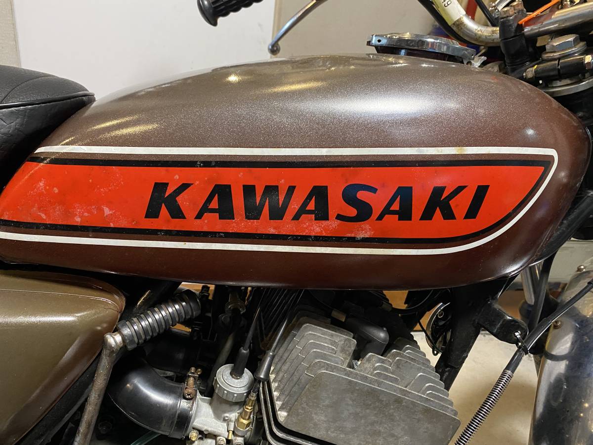 250SS　400SS　500SS H1D　マッハ タンクステッカー 　刀ライン　マルーン　3M リプロ品 _オリジナルタンク