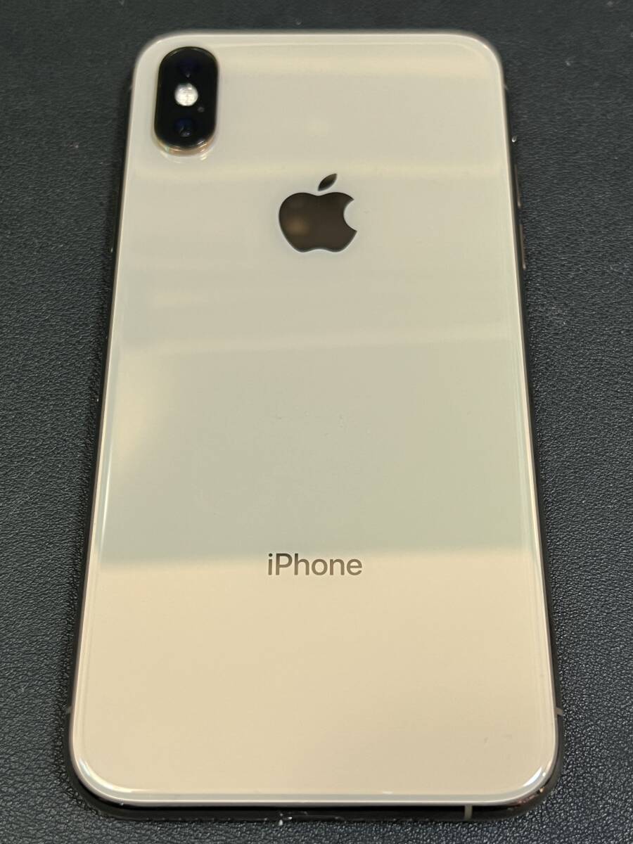 まあ美品かな？ 初期化 ログアウト iPhone XS 256GB ゴールド MTE22J/A 元ドコモ SIMフリー 81% 判定○の画像1