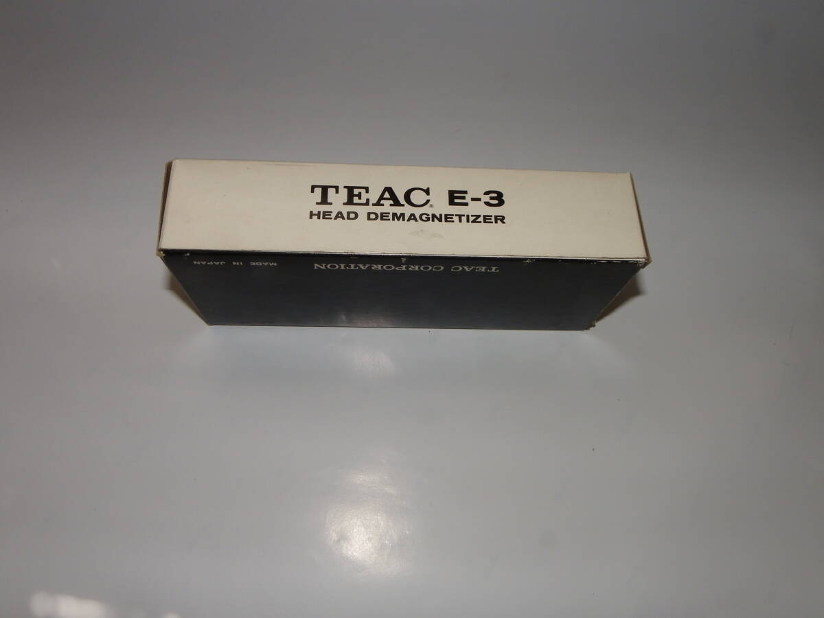 TEAC ティアック E-3 ヘッドイレーサー元箱 取説付き 消磁器 HEAD DEMAGNETIZER 通電確認の画像5