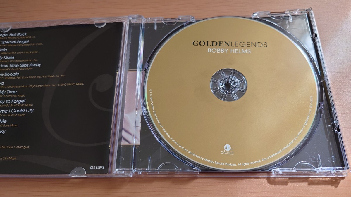 CD Bobby Helms ボビー・ヘルムズ GOLDENLEGENDS/ジングルベル・ロック 輸入盤_画像3