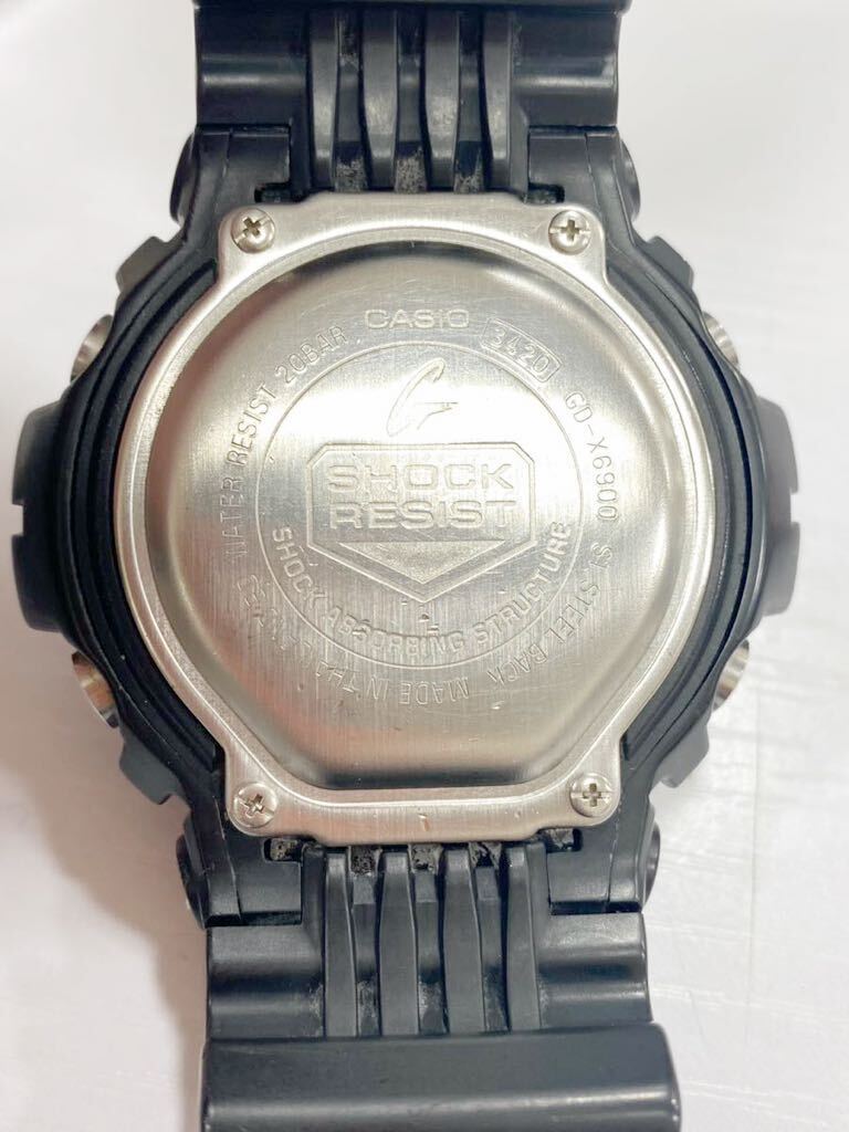 カシオ G-SHOCK GD-X6900-7JF CASIO Gショック デジタル 稼働品_画像4