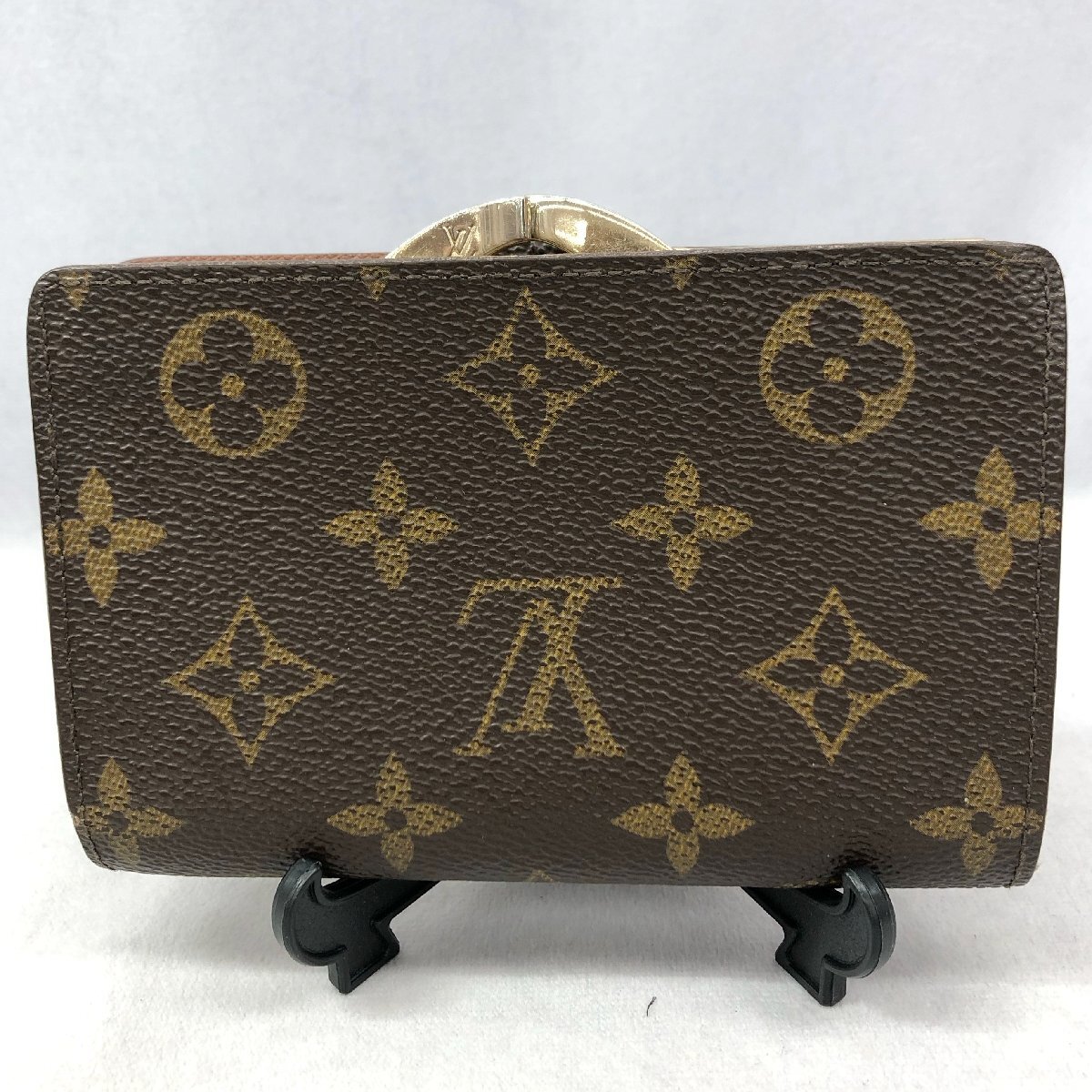 LOUIS VUITTON ルイ ヴィトン モノグラム ポルトモネ ビエ ヴィエノワ M61663 がま口 二つ折り ブランド 財布 レディース ウォレットの画像2