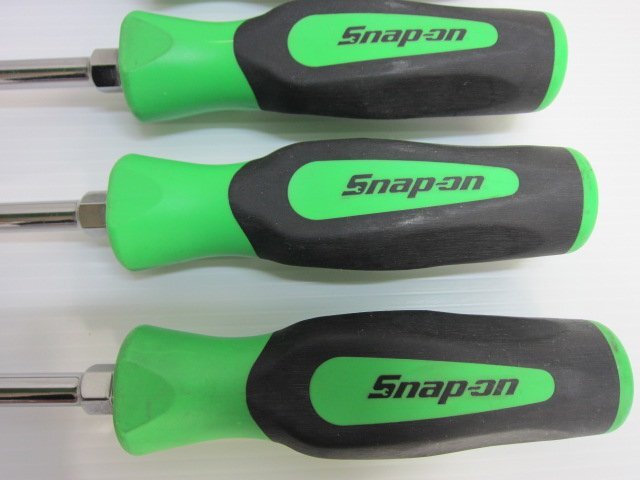 （中古）Snap-on スナップオン ドライバー5本セット SGD-10B/SGD-8B/SGDP641RB/SGD6B/SGDP621RB プラス マイナス USA 使用感有（柏）の画像2