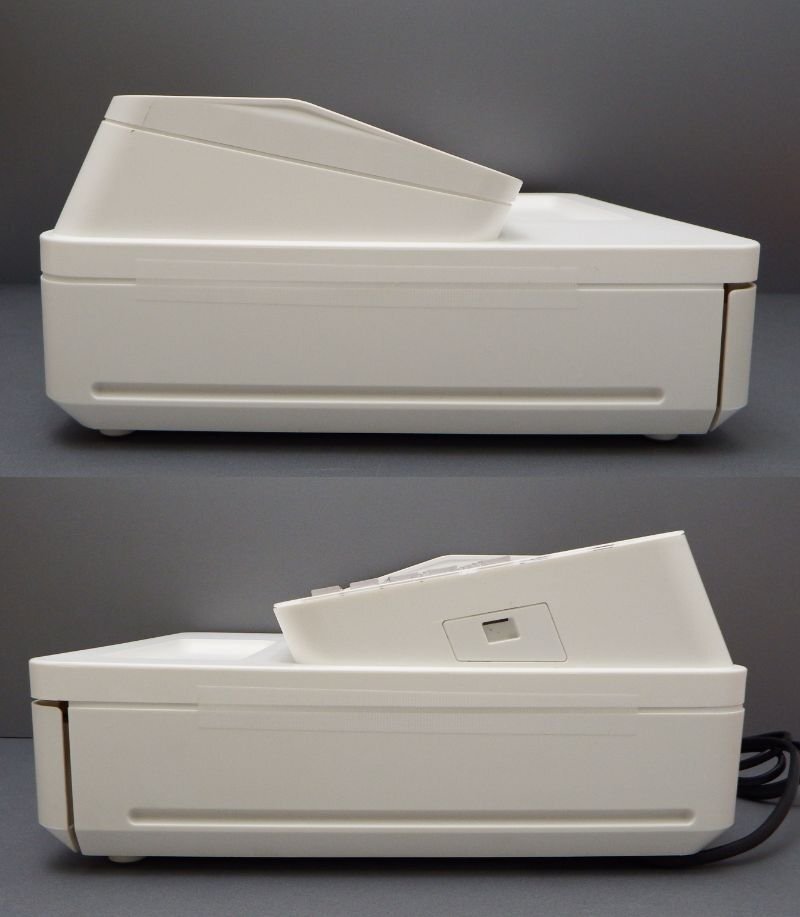 #【動作OK・中古】casio カシオ SR-S200 ホワイト レジロール5巻付 Bluetooth対応 電子 レジスター キャッシュドロア スマホ清算（札）の画像4
