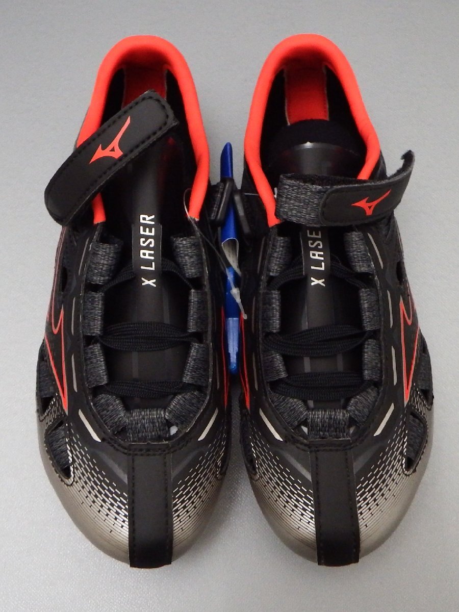 #【タグ付】mizuno ミズノ X LASER NEXT エックスレーザーネクスト U1GA210350 23cm ハンドル付 陸上スパイク 短距離 ハードル（札）_画像2