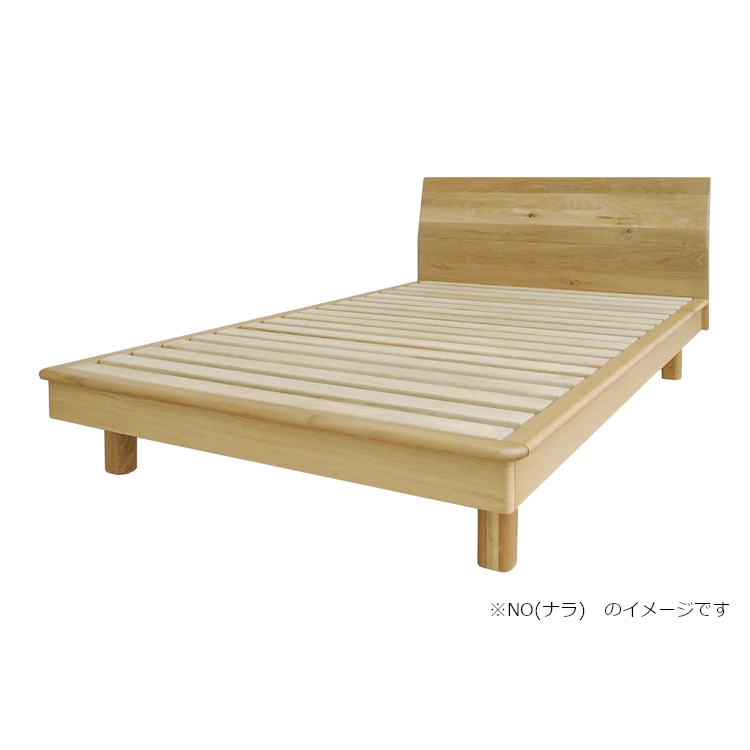  part incoming order production . record furniture TOKIMUKUkchulie bed frame D double walnut nala Cherry exhibition equipped taking in installation free shipping 