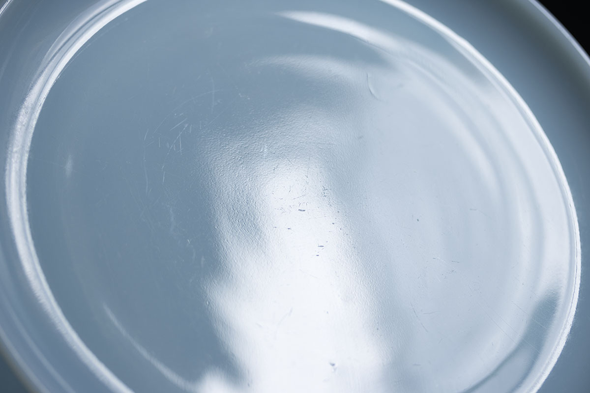 美品！ ファイヤーキング ターコイズブルー プレート 2枚セット 耐熱 ミルクガラス サラダプレート トレイ 菓子器 ケーキ ビンテージ