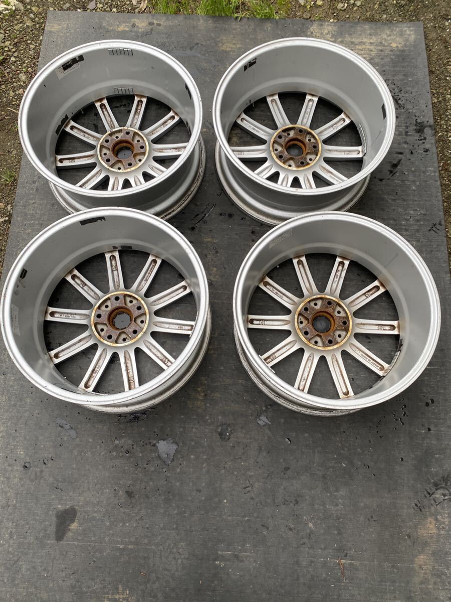 18×7.5JPCD114.3OFFSET+55 5H MUGEN 無限POWER アルミホイール 4本セット二個口で発送_画像5