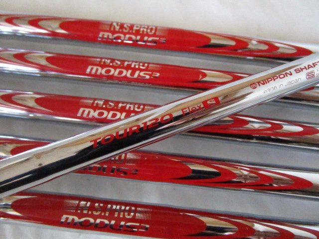 。o○　中古シャフト　N.S.PRO MODUS3 TOUR120(S)　６本　アイアン用_画像3