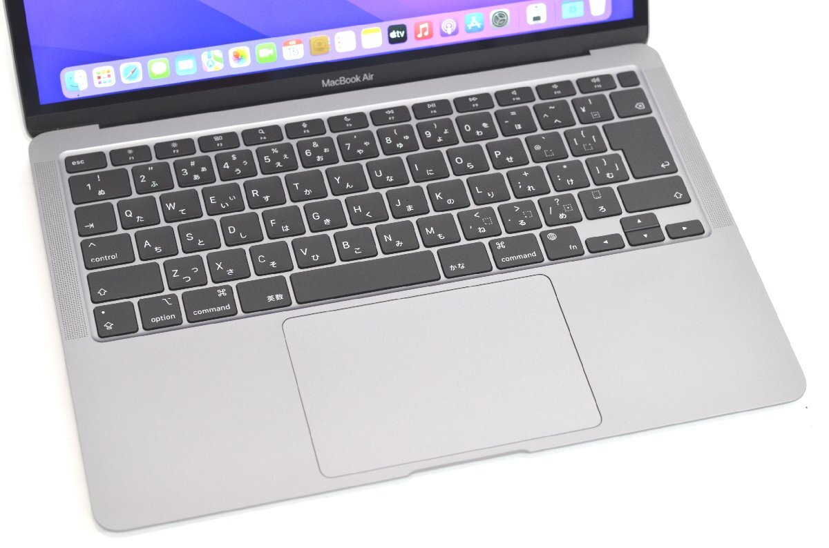 人気！MacBook Air (M1, 2020) MGN63J/A 8コアCPU/7コアGPU メモリ:8GB SSD:256GB スペースグレイ 9EX9の画像3