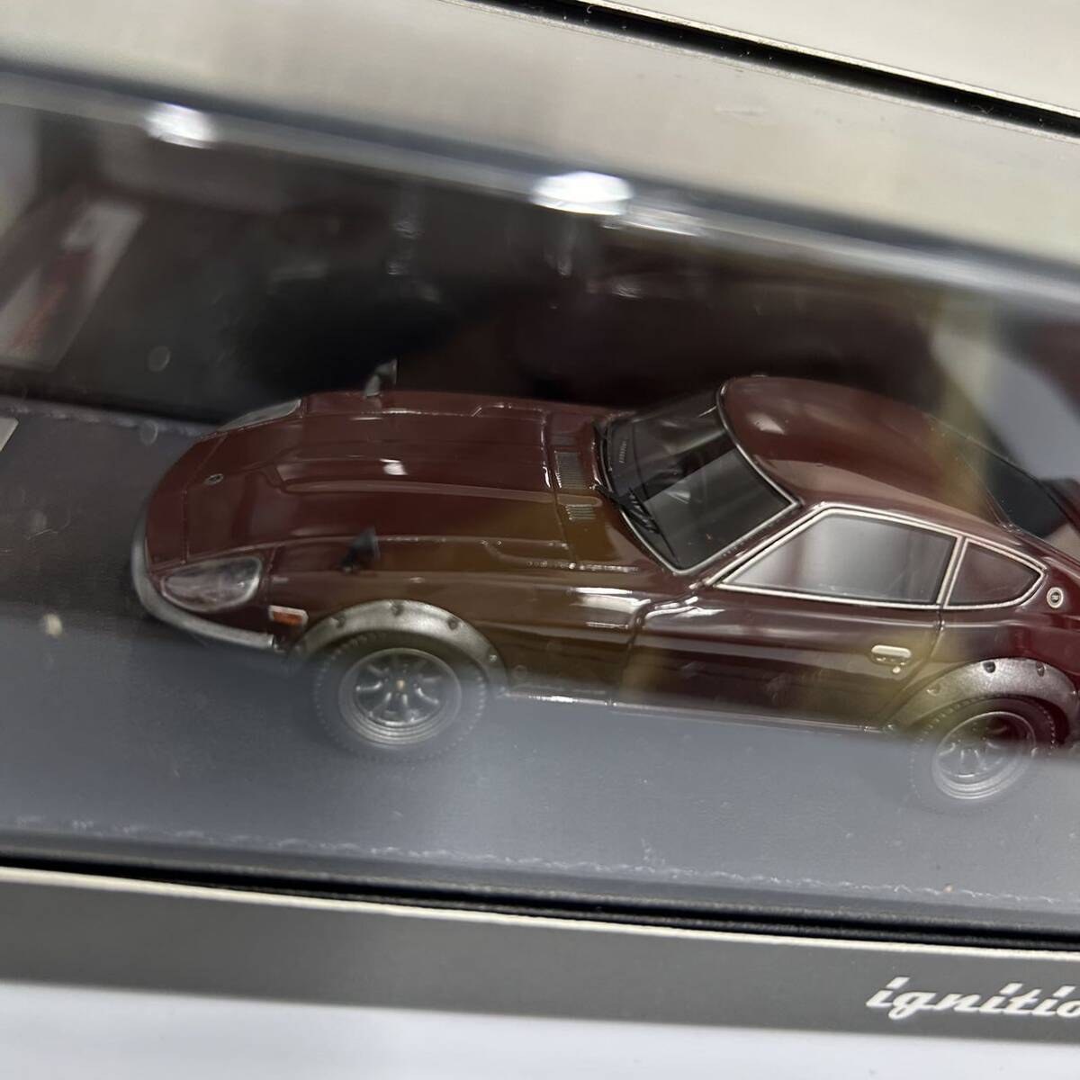 未使用 ignition model Nissan FAIRLADYZ-G (HS30) Maroon 0026 ミニカー フェアレディZ 1/43 日産 の画像3