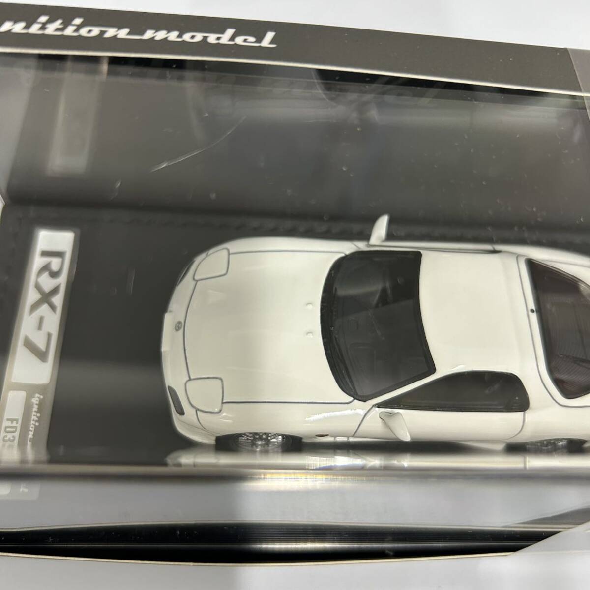 未使用 ignition model MAZDA RX-7 (FD3S) Type RS White 0203 マツダ ミニカー 1/43 イグニッションモデル の画像5