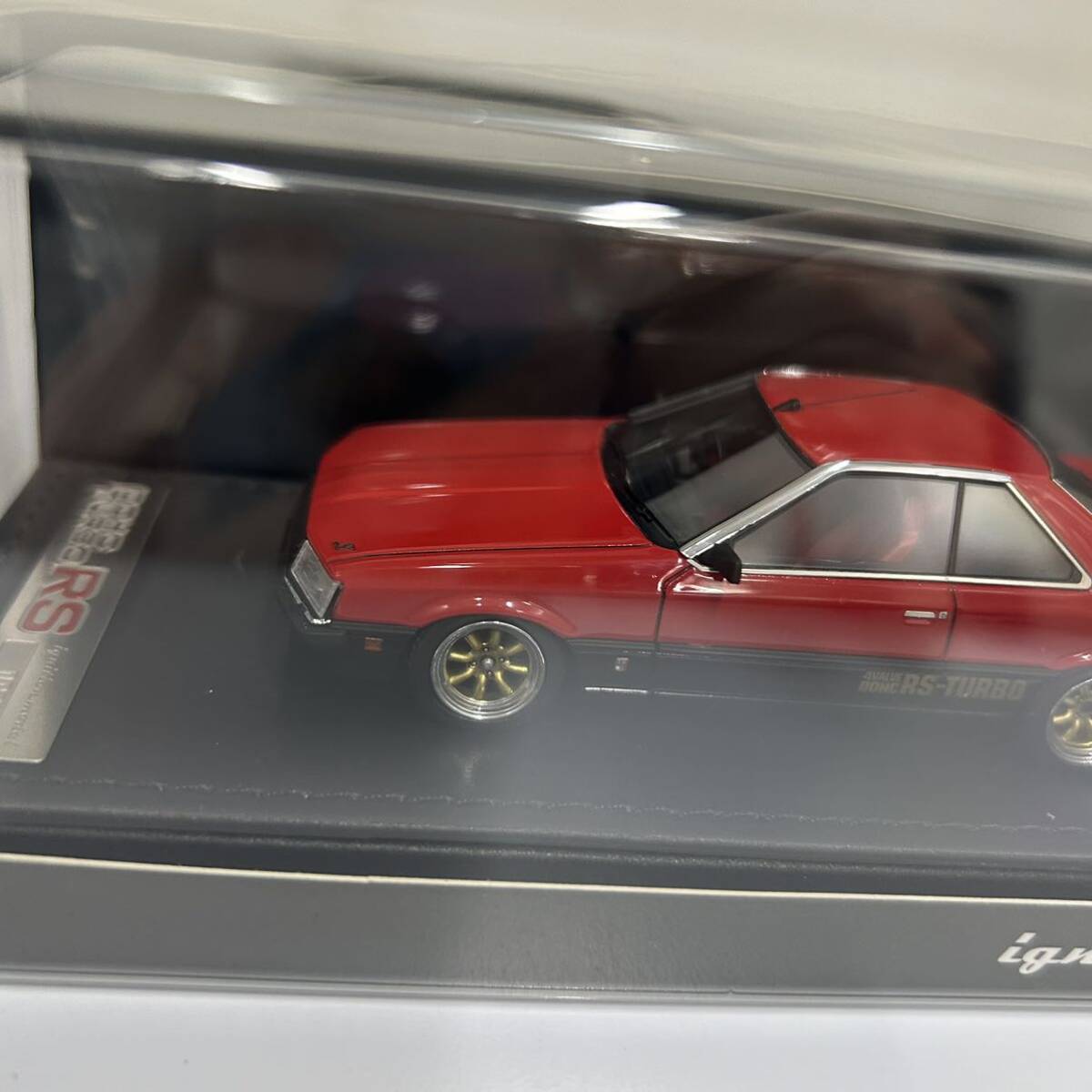 未使用 ignitionmodel イグニッションモデル Nissan SKYLINE 2000 RS-Turbo (R30) Red 0128 ミニカー 1/43 日産 スカイラインの画像3