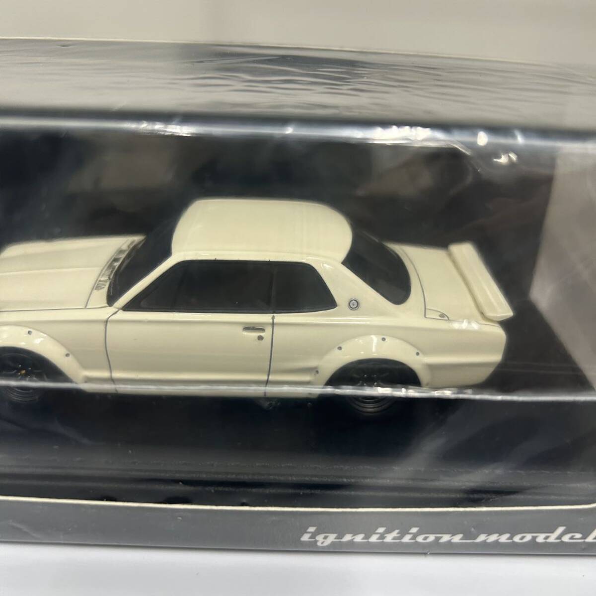 未使用 ignition model Nissan SKYLINE 2000 GT-R (KPGC10) Semi Works white 0171 ミニカー 日産 スカイライン 1/43スケールの画像2