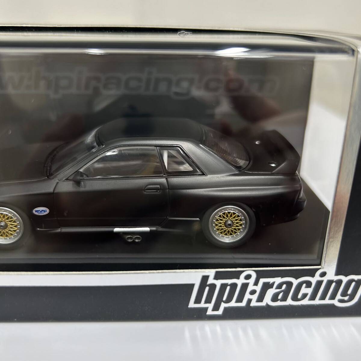 未使用 hpiracing Nissan SKYLINE GT-R GROUP-A racing (BLACK) 8094 ミニカー スカイライン 1/43スケールの画像2