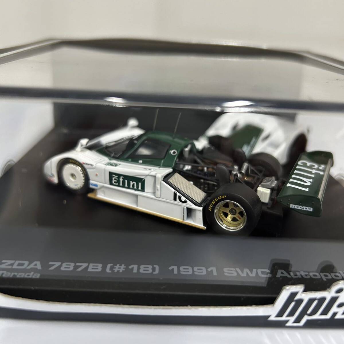 未使用 hpiracing efini MAZDA 787B '91 SWC Autopolis (#18) 997 ミニカー マツダ 1/43スケールの画像2