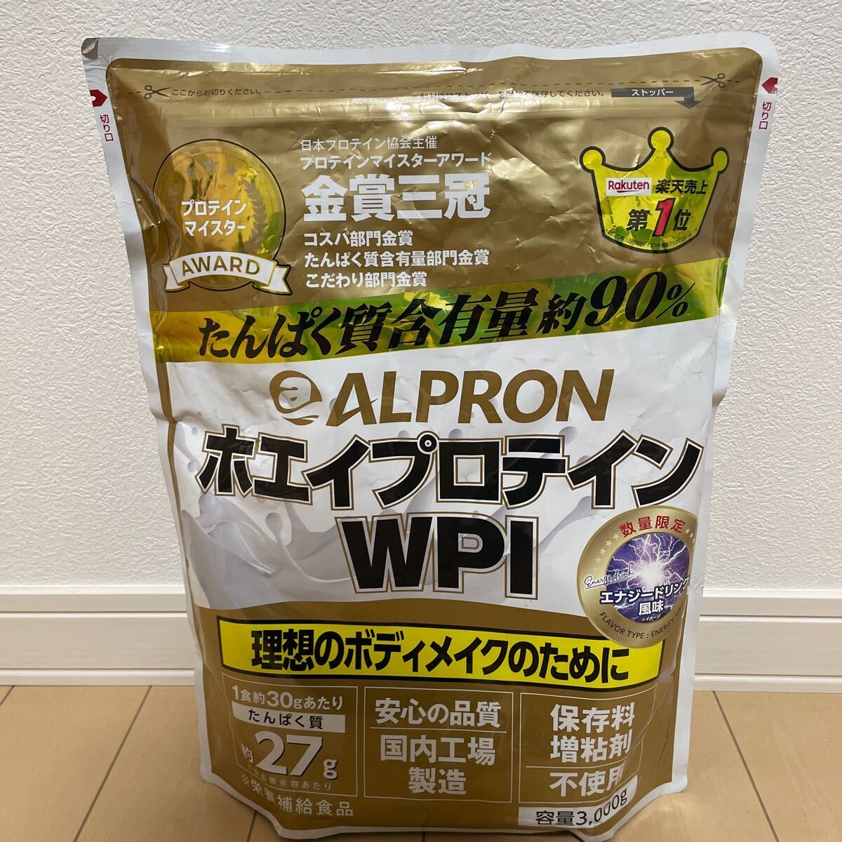 ALPRON 「アルプロン」 WPC ホエイプロテイン エナジードリンク風味 3kgの画像1