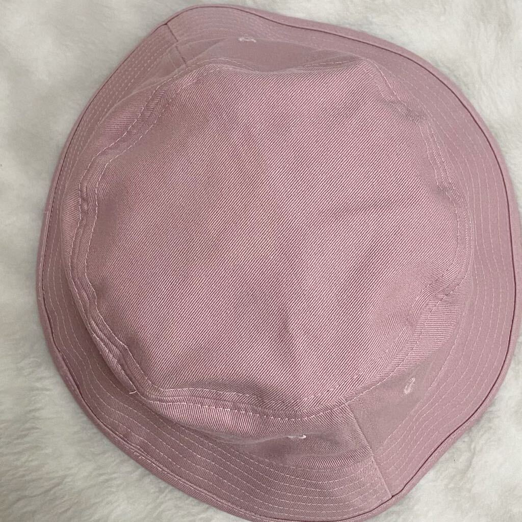 アディダス バケットハット トレフォイル ロゴ 綿100％ ブランド 帽子 レディース フリーサイズ ピンク adidas の画像3