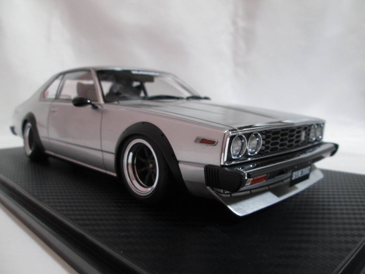 イグニッションモデル　1/18　日産　スカイライン　GT-ES Silver【新品】_画像1