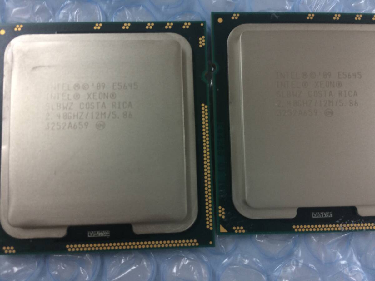 Intel Xeon E5645 SLBWZ 2.40GHz/ LGA1366/6コア同ロット2個セット×3の画像4