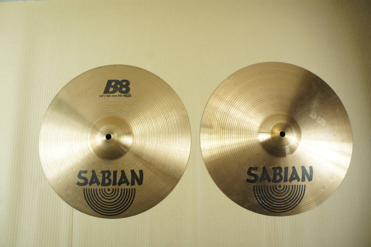 SABIAN  セイビアン B8 14/36 16/41 20/51㎝ Ride シンバル4枚セットの画像2