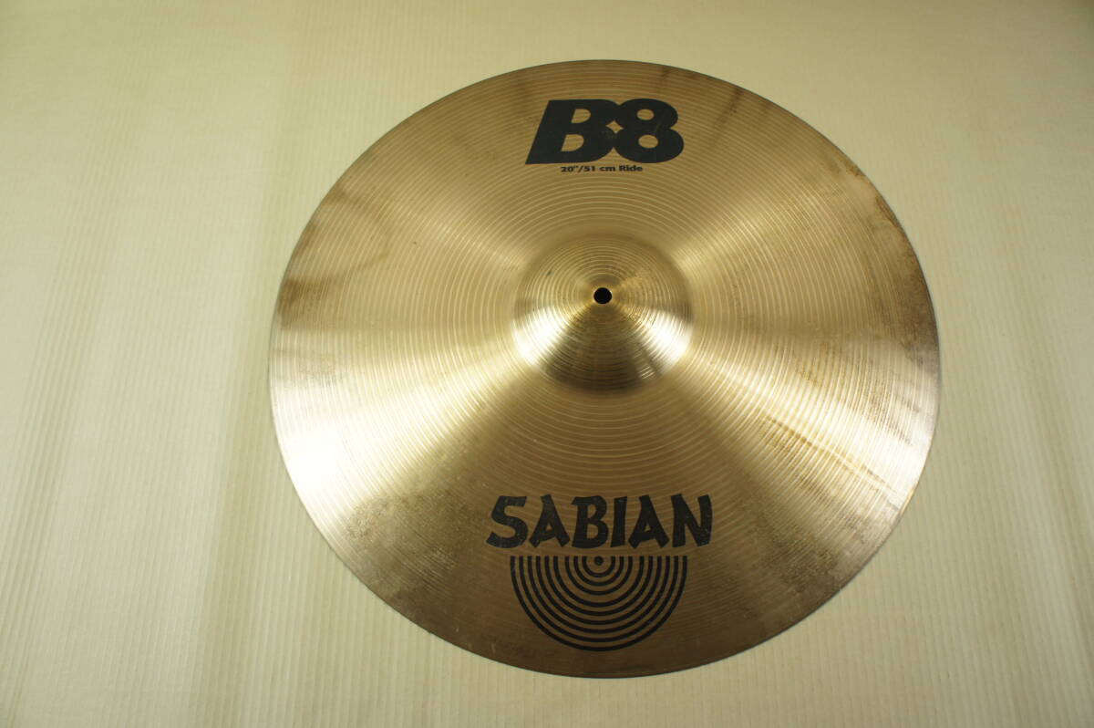 SABIAN  セイビアン B8 14/36 16/41 20/51㎝ Ride シンバル4枚セットの画像6