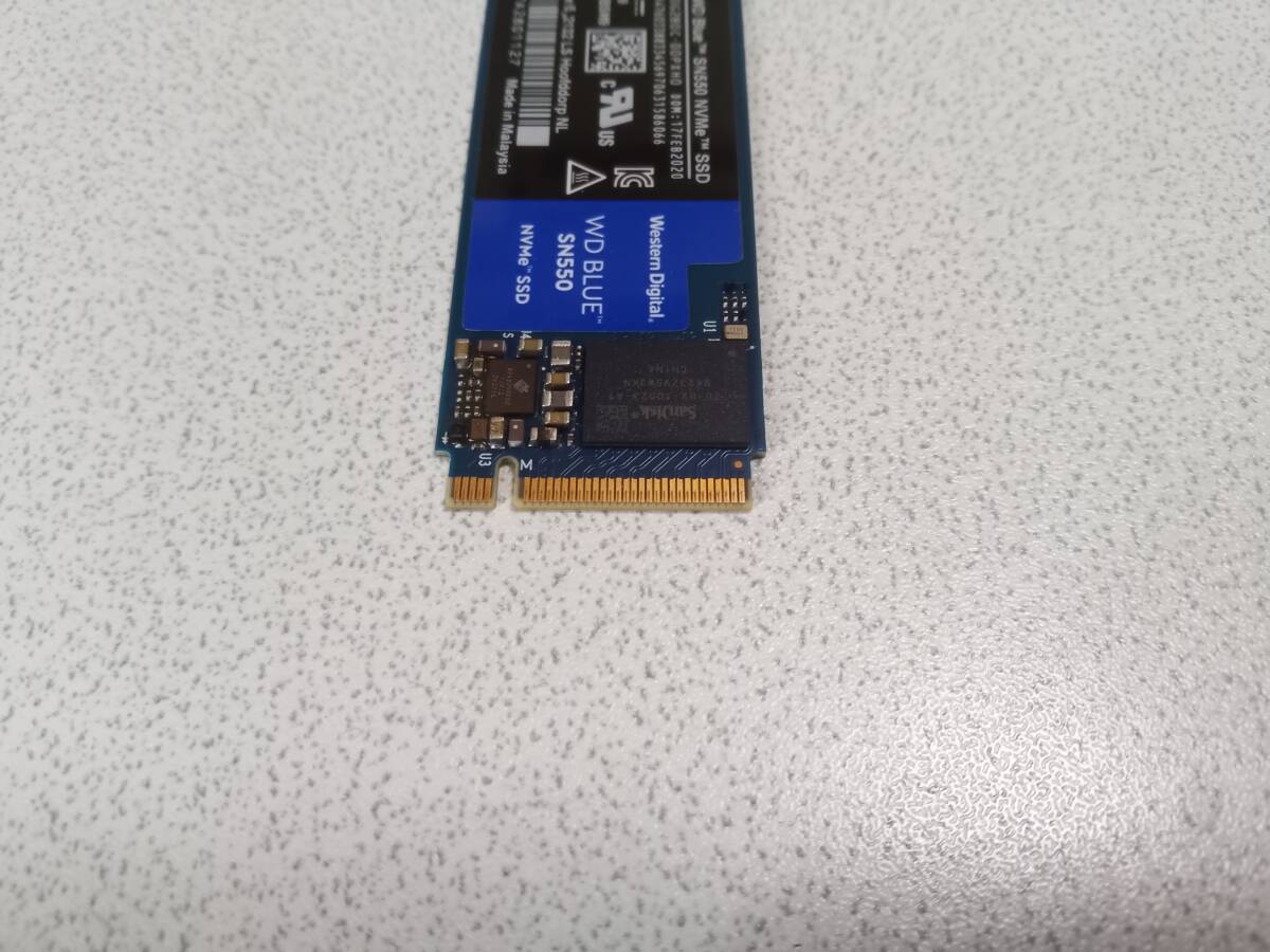 ⑧WD BLUE SN550 NVMe SSD512GB（M.2 Type2280 NVMe 512GB）_画像5