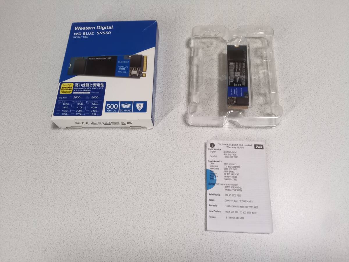 ⑧WD BLUE SN550 NVMe SSD512GB（M.2 Type2280 NVMe 512GB）_画像7