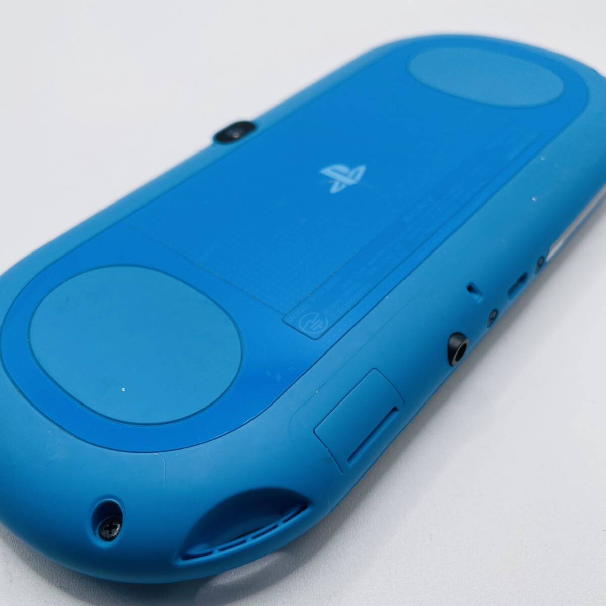 動作確認済 美品 PSVITA SONY PlayStation VITA アクアブルー Wi-fiモデル PCH-2000 PS Vita 本体の画像6