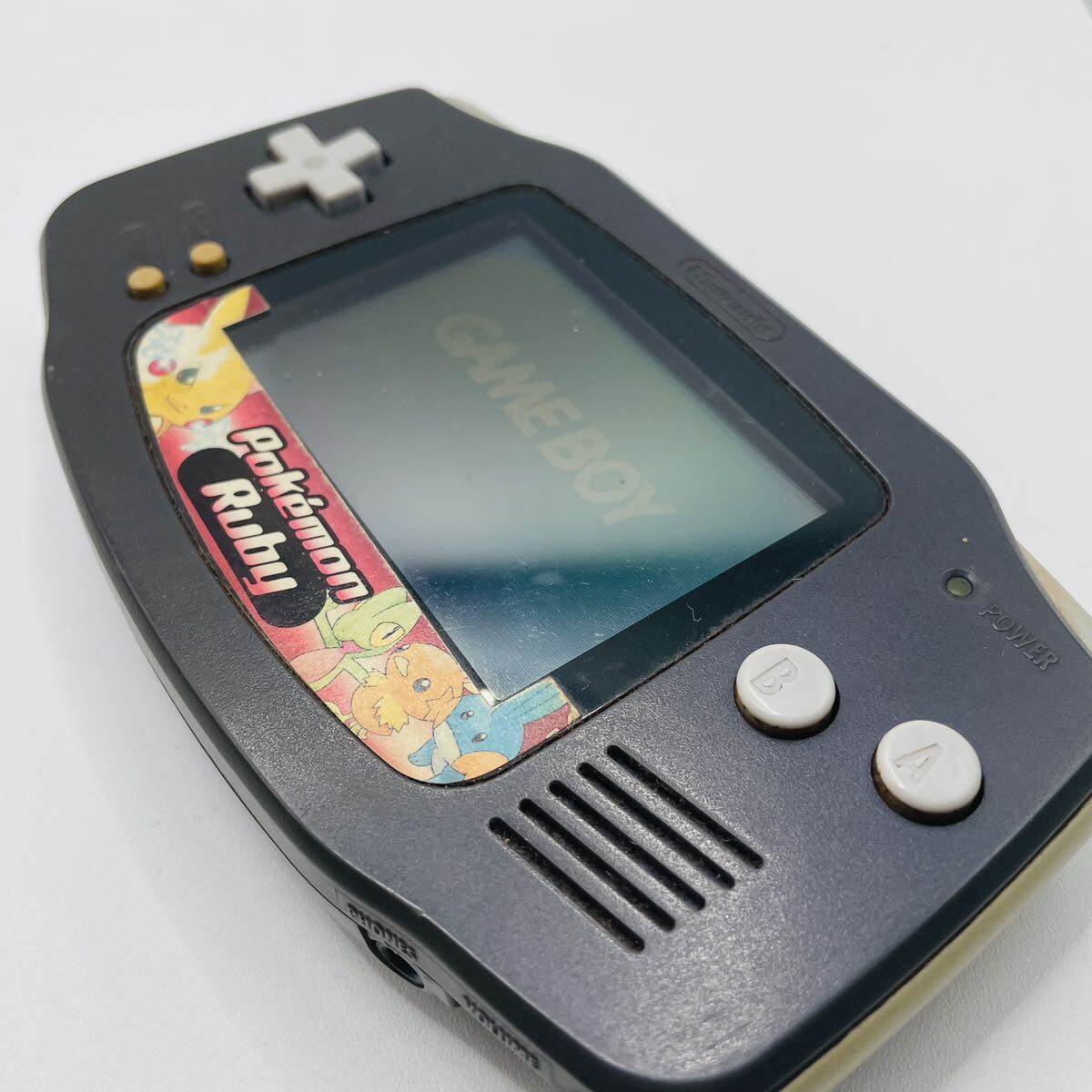 通電確認済 ゲームボーイアドバンス AGB-001 SP Nintendo GAMEBOY ADVANCE 任天堂 ブラックの画像1