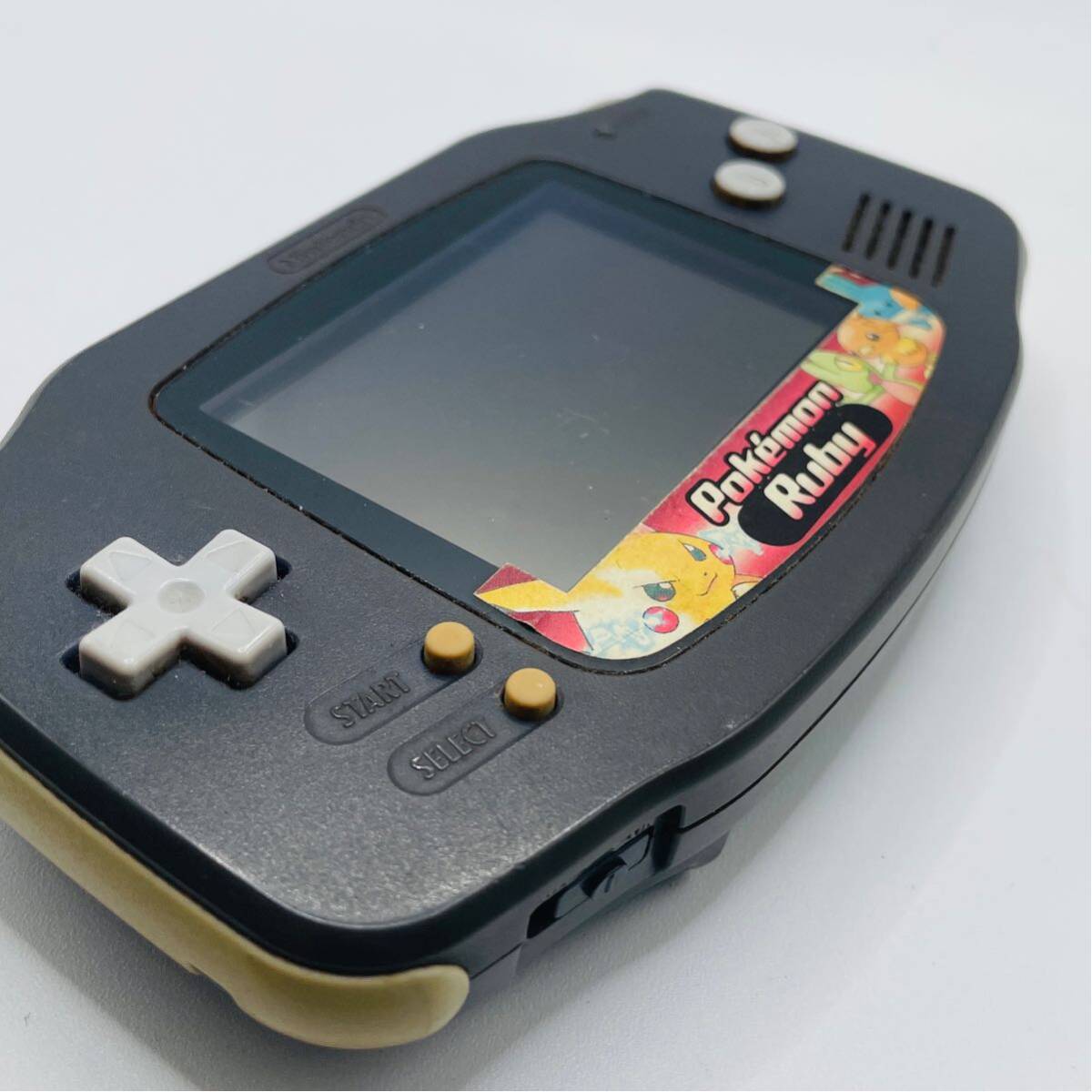通電確認済 ゲームボーイアドバンス AGB-001 SP Nintendo GAMEBOY ADVANCE 任天堂 ブラックの画像2