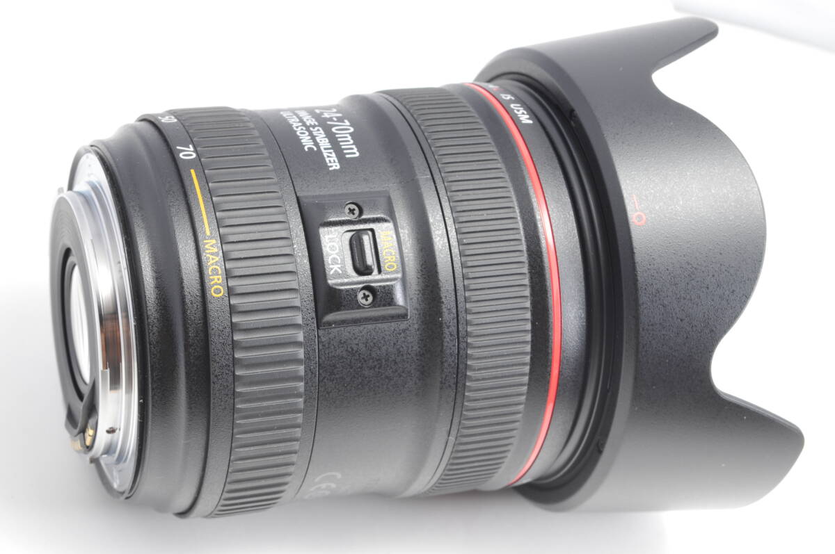〓使用感なく非常に綺麗 フード付〓キャノン Canon EF 24-70mm F4 L IS USMの画像4