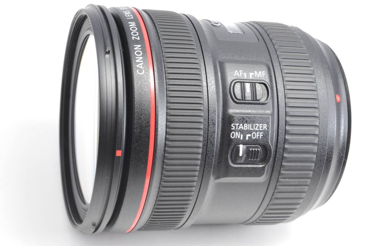 〓使用感なく非常に綺麗 フード付〓キャノン Canon EF 24-70mm F4 L IS USMの画像5