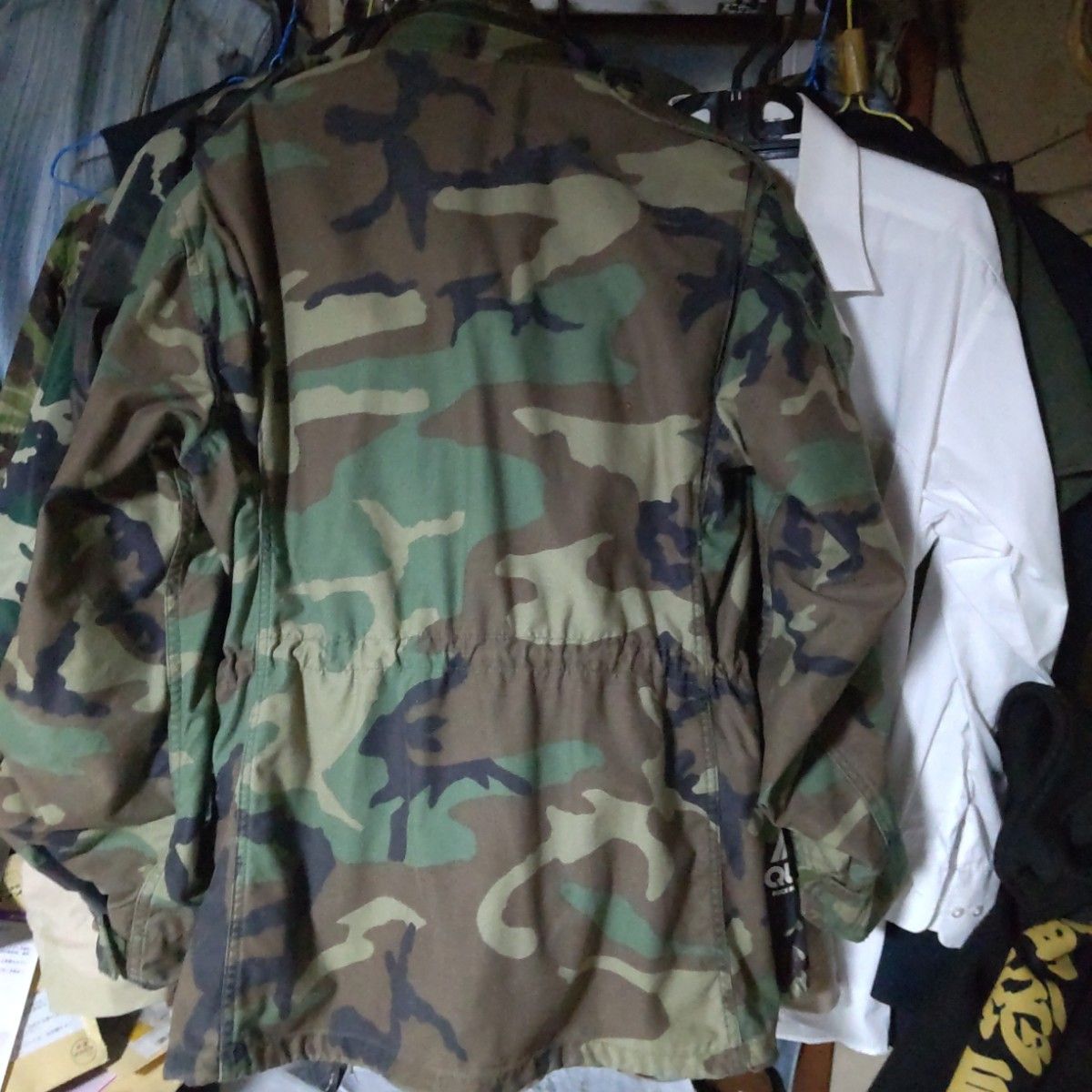 アメリカ軍　M６５フィールドジャケット ウッドランド迷彩　実物