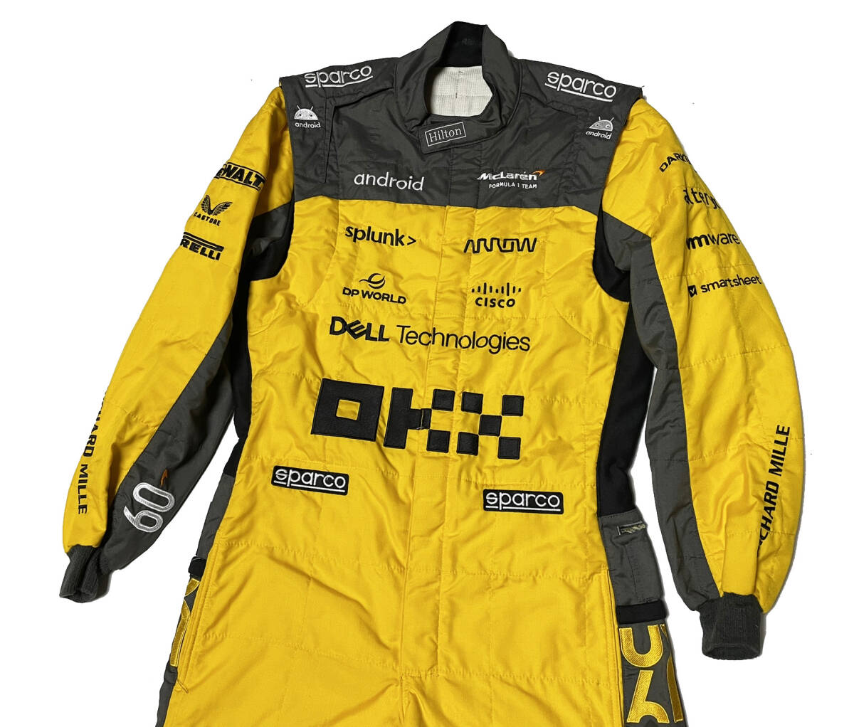 マクラーレン・メルセデス 2023年 支給品 NOMEX レーシング マクラーレン・メルセデス 2023年 支給品 NOMEX レーシング