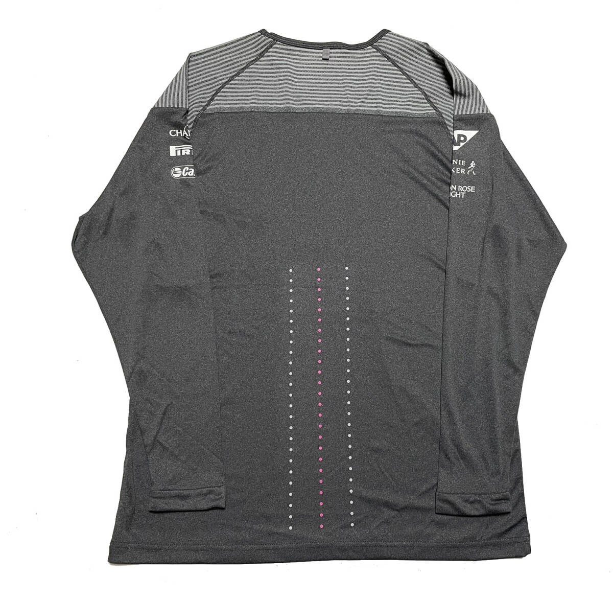 マクラーレン・ホンダ 2017アメリカGP支給品　 ピンクリボン　 長袖Tシャツ　XL 　非売品　　　新品　　アロンソ　バンドーン　F1　_画像2